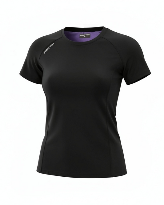 Polo Running Aeroflow Run Tee Women black/purple