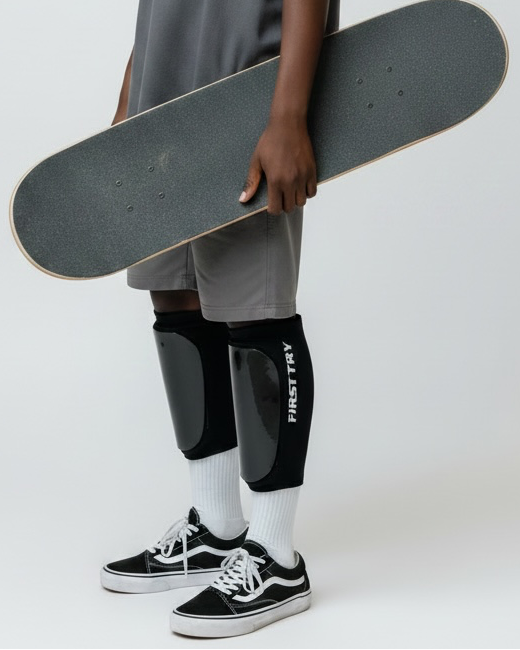 Shield SG – Canilleras de Skateboarding con Doble Protección
